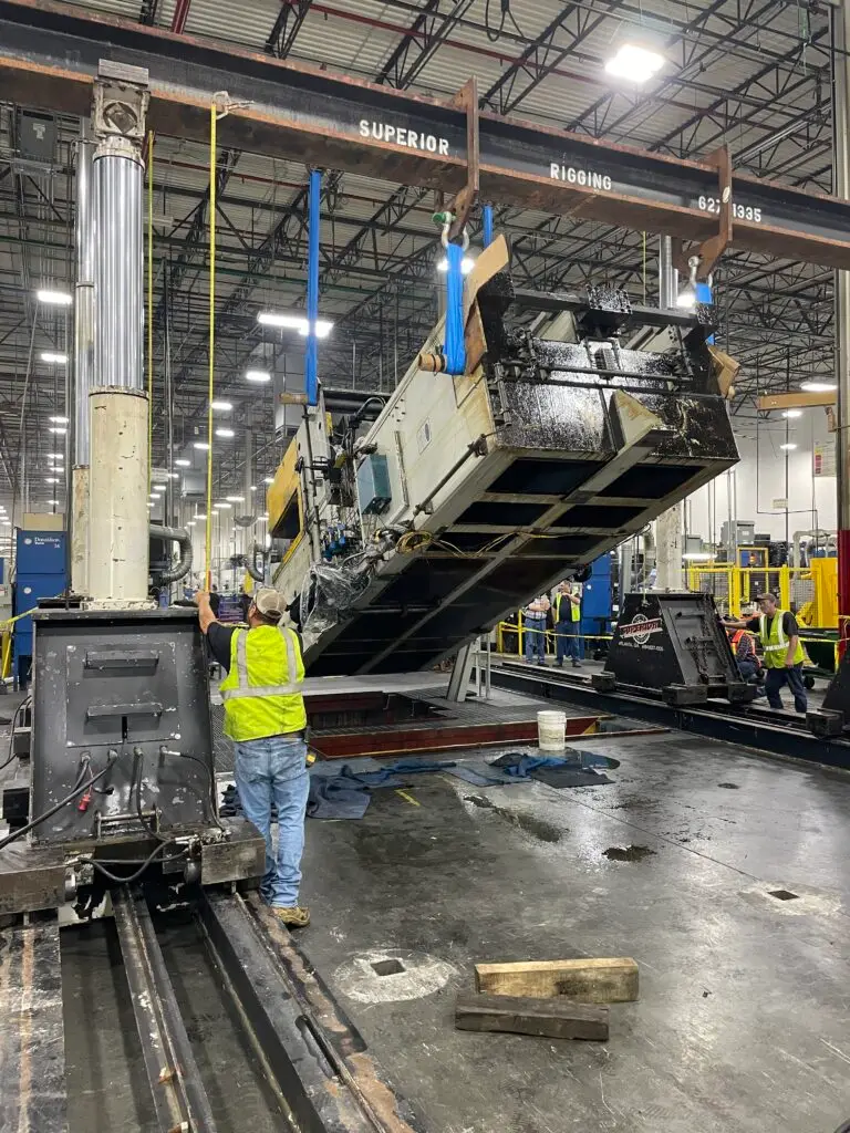 Machinery Moving with Gantry