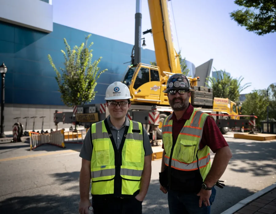 Men in PPE