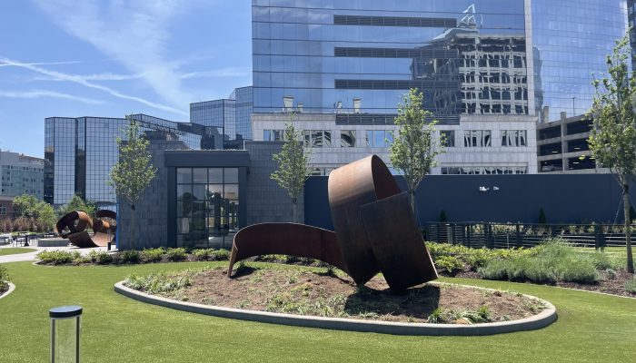 Downtown Buckhead steel Art Installation