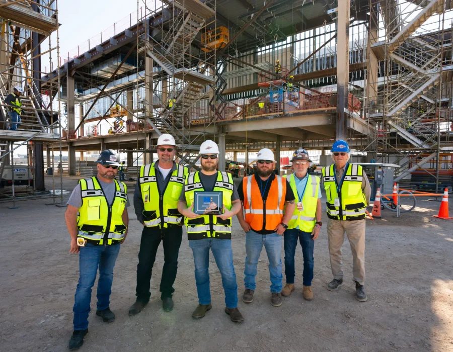Our team was awarded the Contractor of the Month for our commitment to safety and quality at the Atlanta airport Concourse D expansion project.